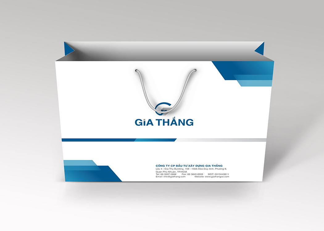 GIA THẮNG - Thiết kế logo và nhận diện thương hiệu công ty xây dựng Gia Thắng